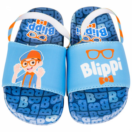 Blippi Stripes Toddler Boy's Slippers Slides Flip Flops